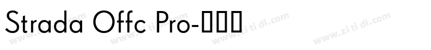 Strada Offc Pro字体转换 Strada Offc Pro字体转换